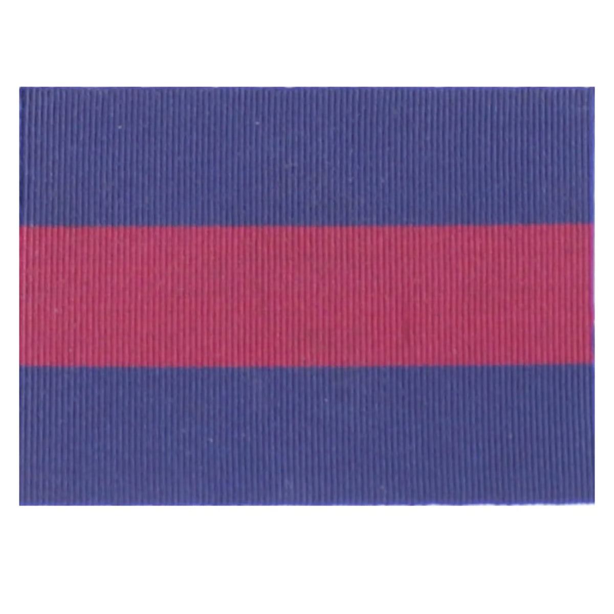 Guards Blue-Red-Blue Beret Backing woven ribbon, 70mm in width