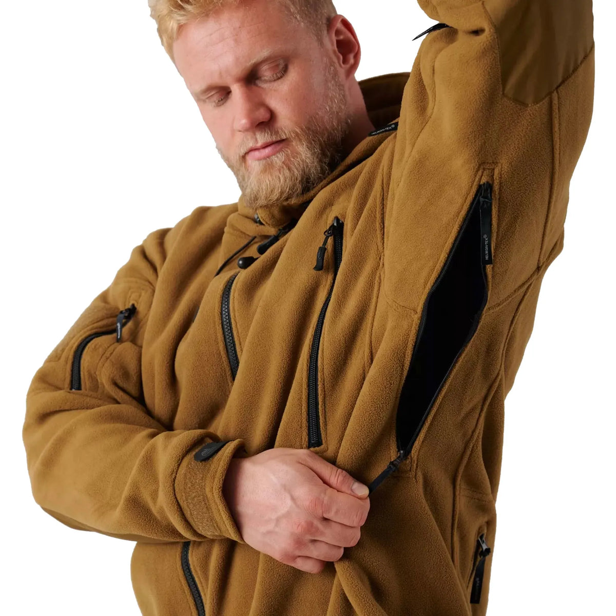 Helikon Patriot Double Fleece Jacket Black, thick, old-school fleeces