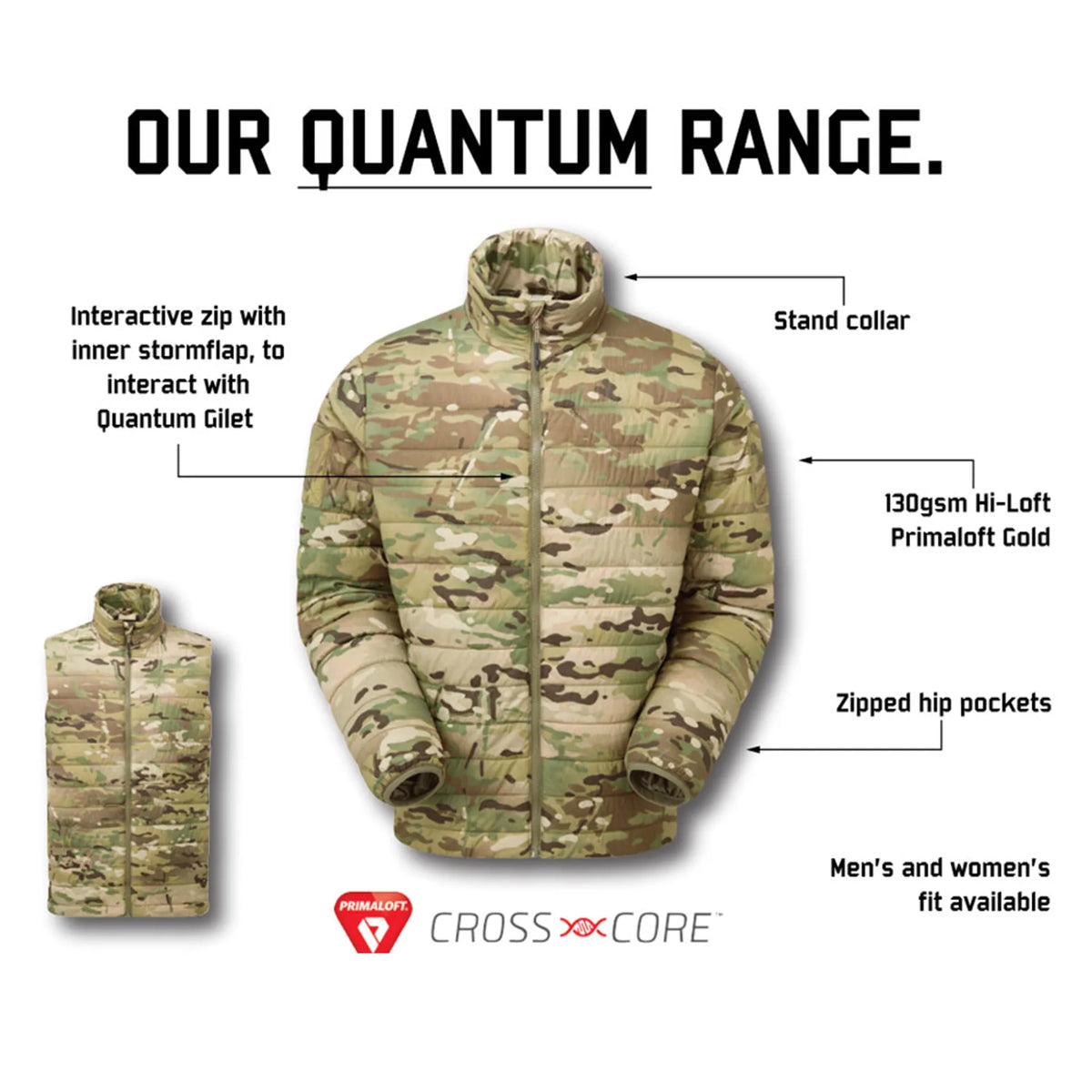 Keela Womens Quantum Core Jacket Multicam - 12