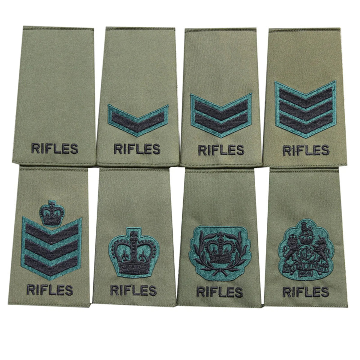 Rifles Olive Rank Slides
