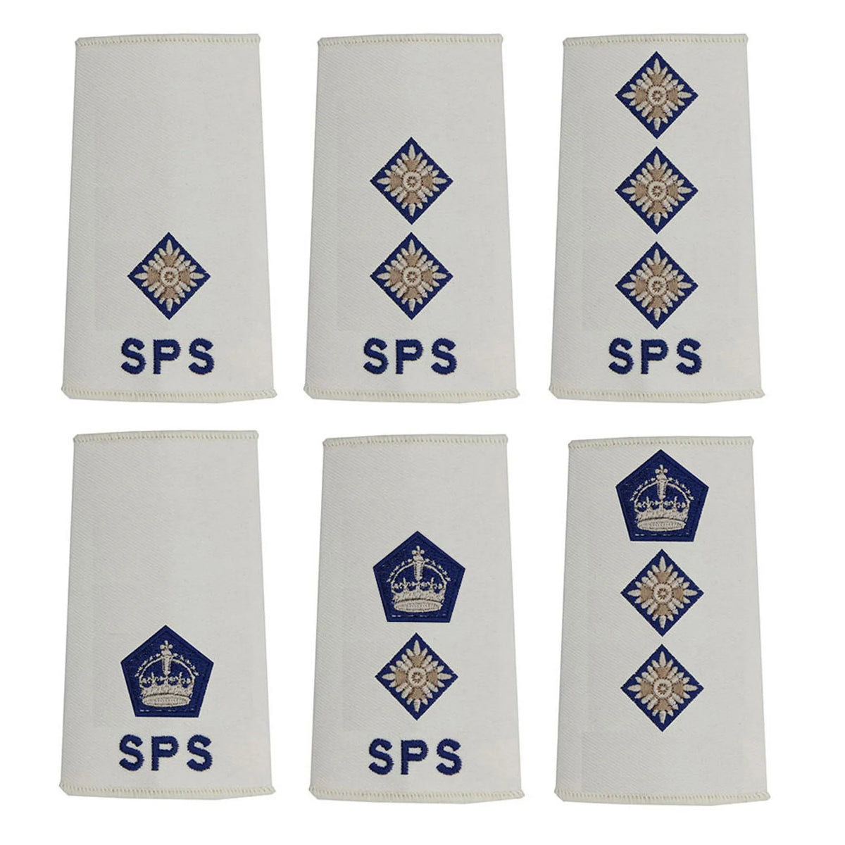 SPS White Officers Rank Slides