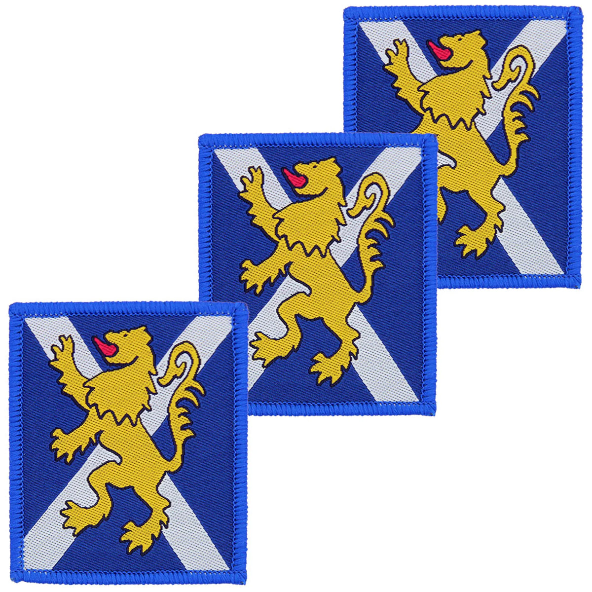 Royal Regiment of Scotland Blue Hook and Loop TRF x3 TRF Pack