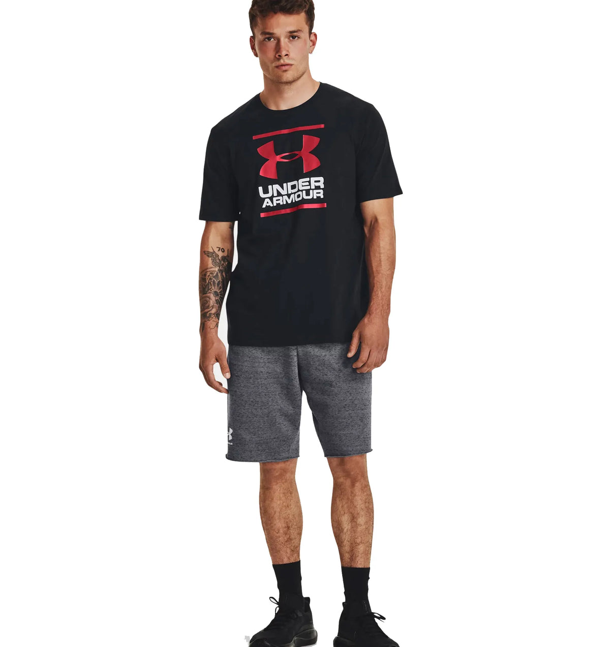Under Armour GL Foundation Short Sleeve Black T Shirt