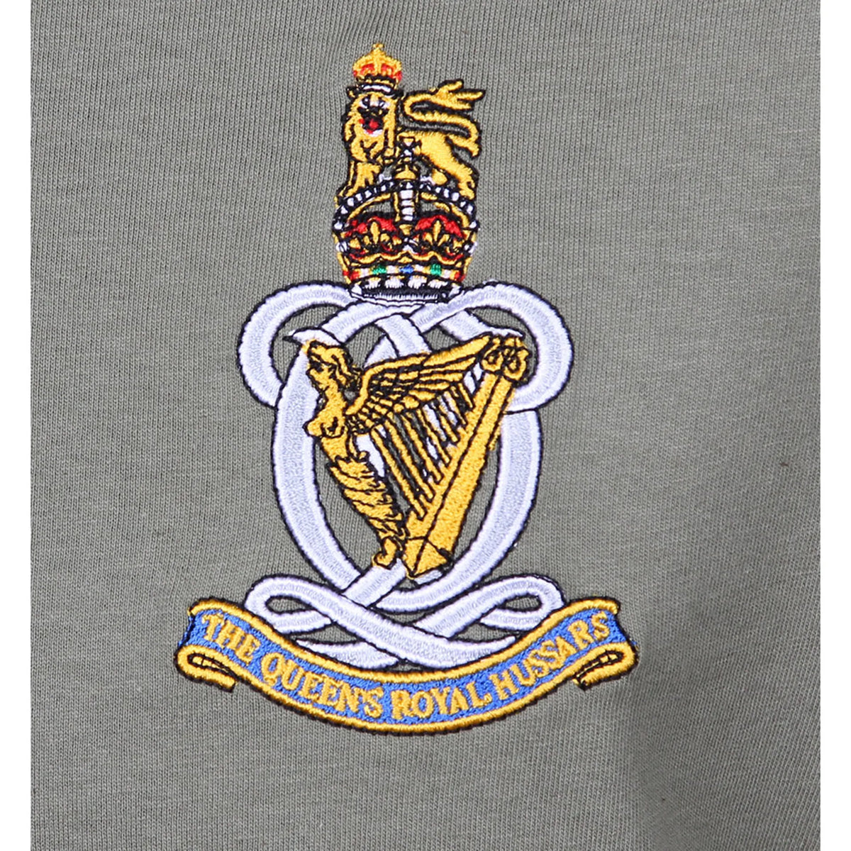 Queens Royal Hussars QRH OD T Shirt