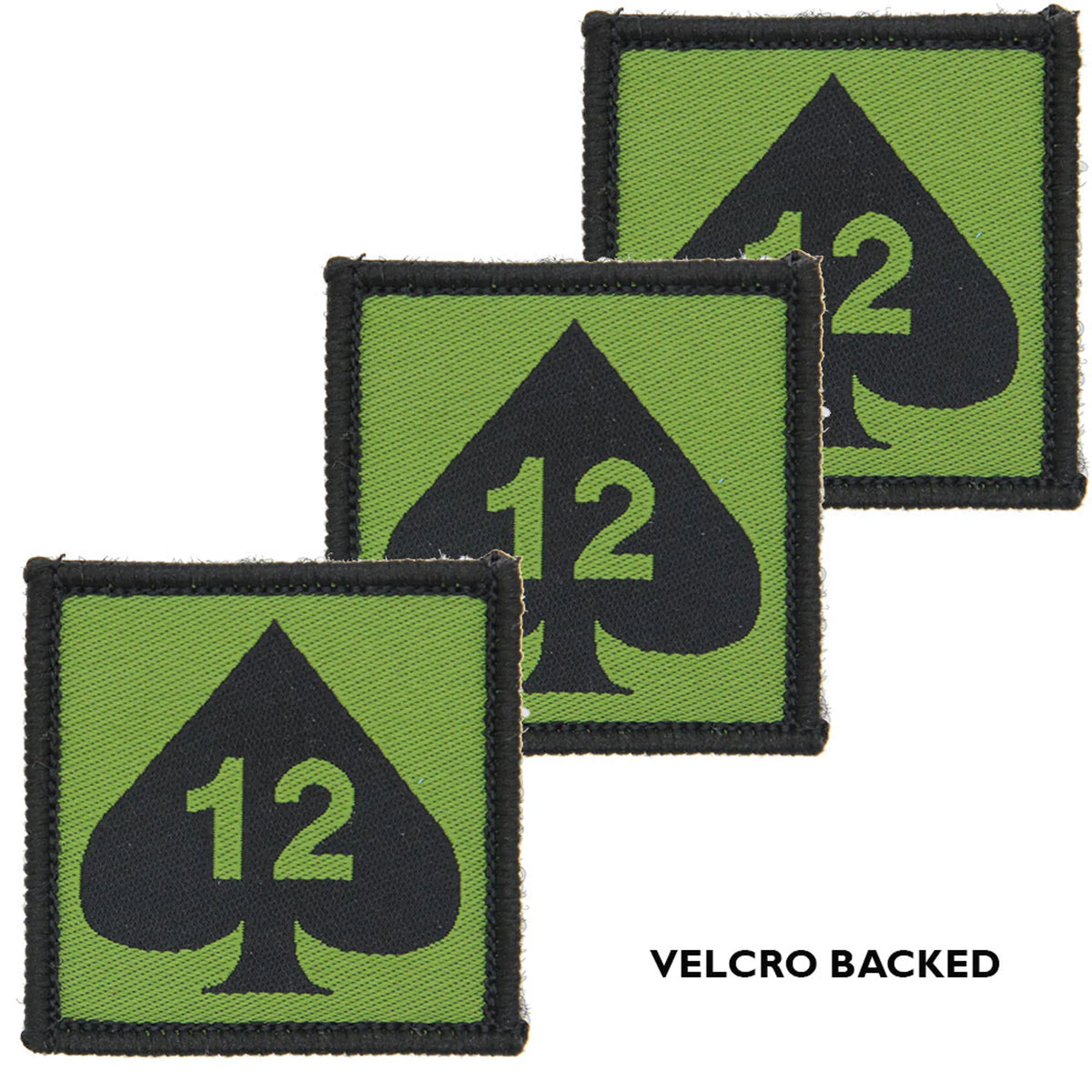 12th Armoured Brigade Combat Team Hook and Loop OD BLK TRF x3 Pack