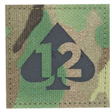 First Strike 12th Armoured Brigade Combat Team Multicamo IR TRF Badge