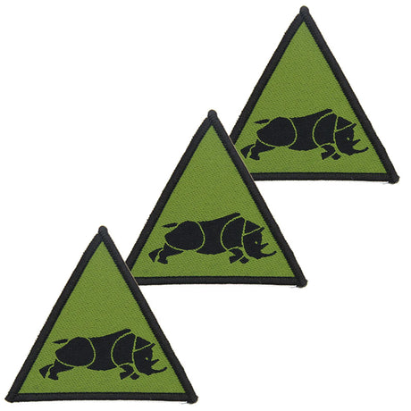 1st UK Armoured Division Black Rhino on Olive x3 TRF Pack