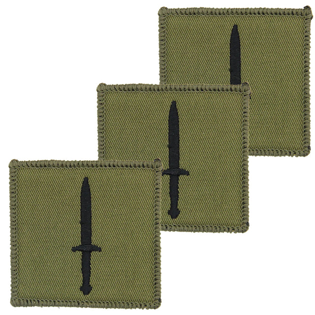 FRMU 3 CDO Bde Olive Black Hook and Loop Flash x3 TRF