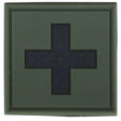 Medics Cross Hook and Loop Backed Patch