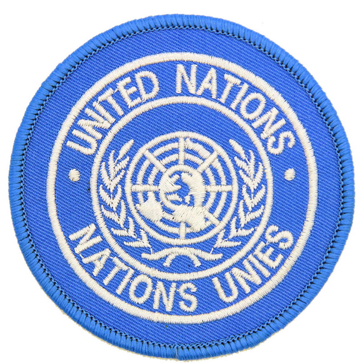 United Nations UN Round Shoulder Badge x3 Badges