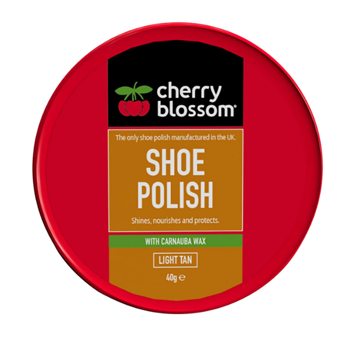 Cherry Blossom Boot Polish Light Tan