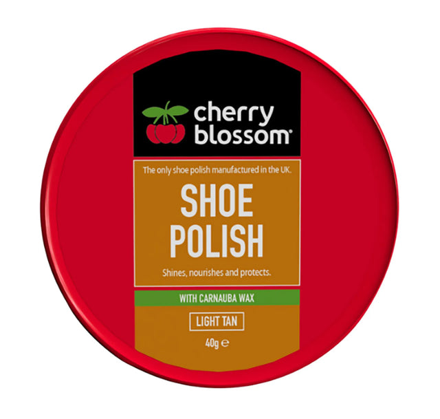 Cherry Blossom Boot Polish Light Tan