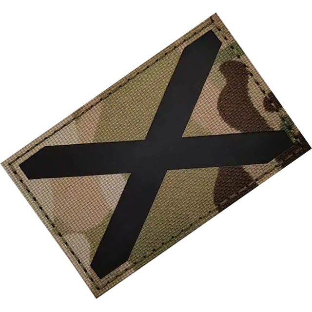 First Strike Multicamo IR Scottish Hook and Loop Flag 8x5cm