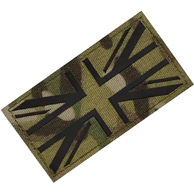 First Strike Multicamo IR Union Jack Hook and Loop Flag 9x5cm