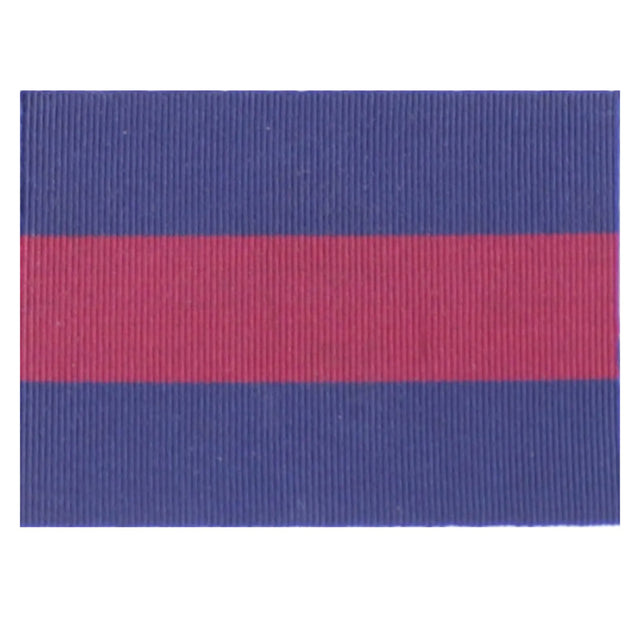 Guards Blue-Red-Blue Beret Backing woven ribbon, 70mm in width