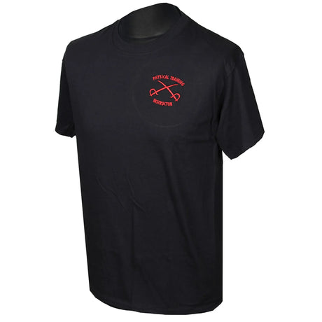 PTI Black Physical Training Instructor T Shirts