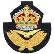 Royal Airforce RAF Kings Tudor Crown Officers Beret Cap Badge