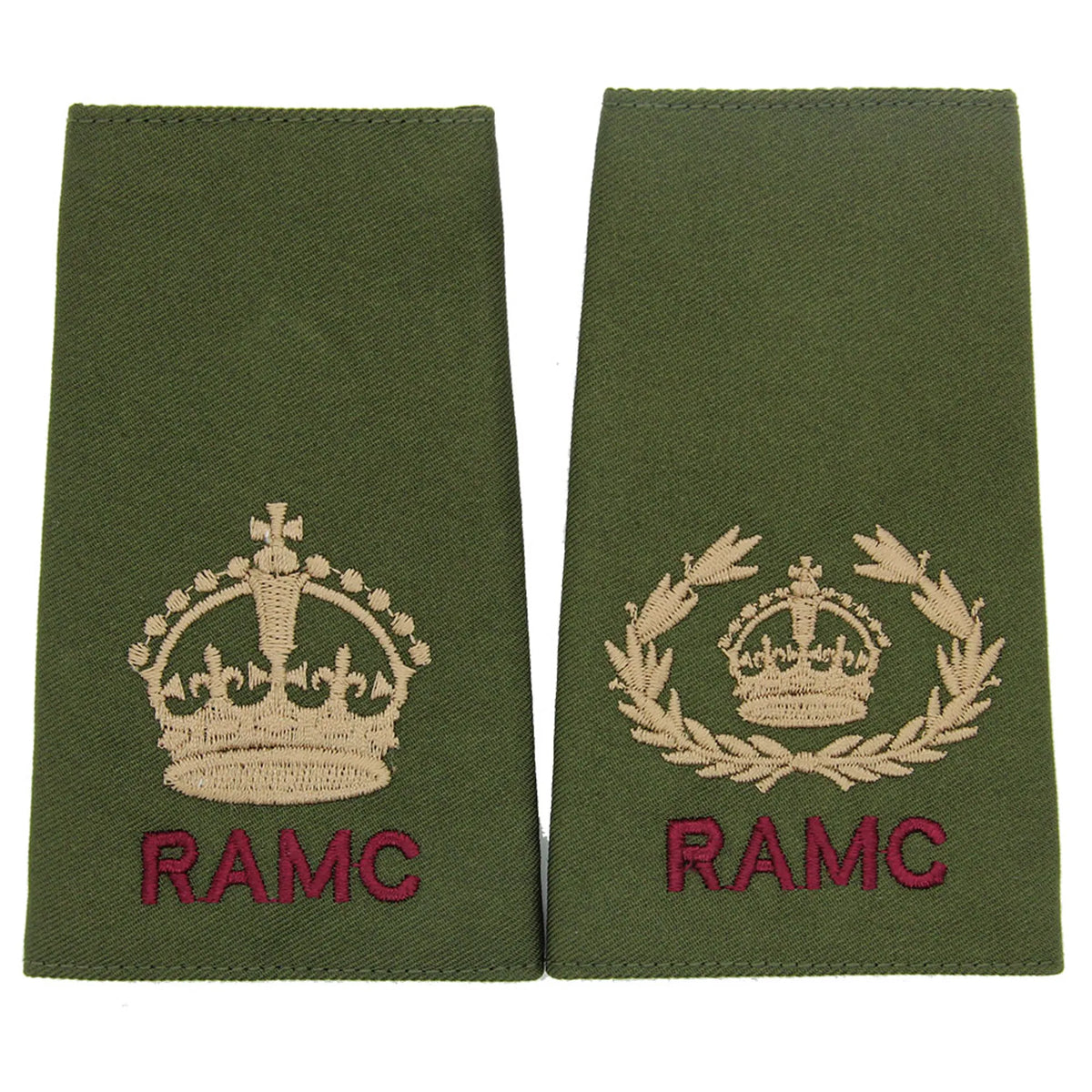 RAMC Olive PCS Rank Slides