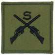 Snipers Symbol Subdued Hook and Loop Patch