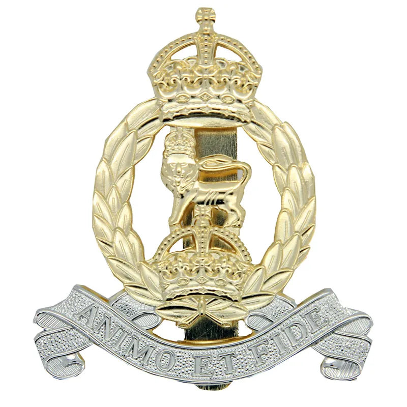 AGC Kings Crown Cap Badge