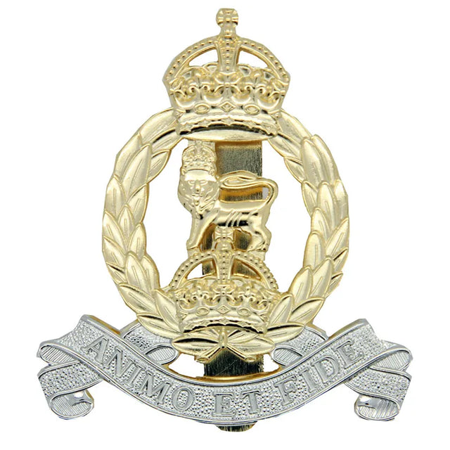 AGC Kings Crown Cap Badge