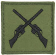 Skill At Arms Instructor Crossed Rifles Olive Patch