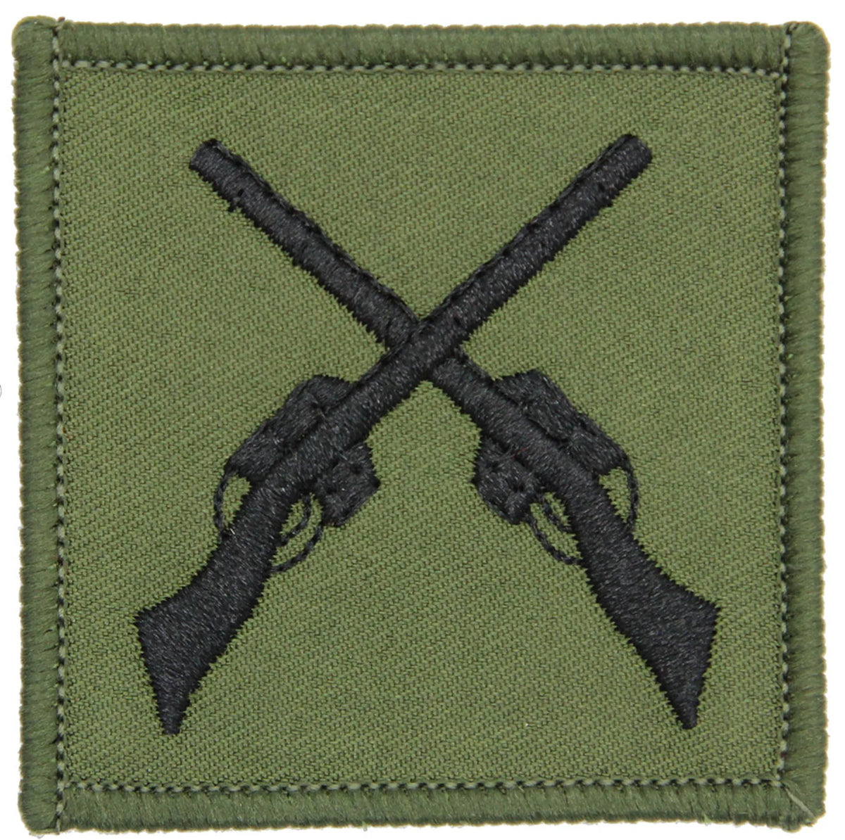 Skill At Arms Instructor Crossed Rifles Olive Patch