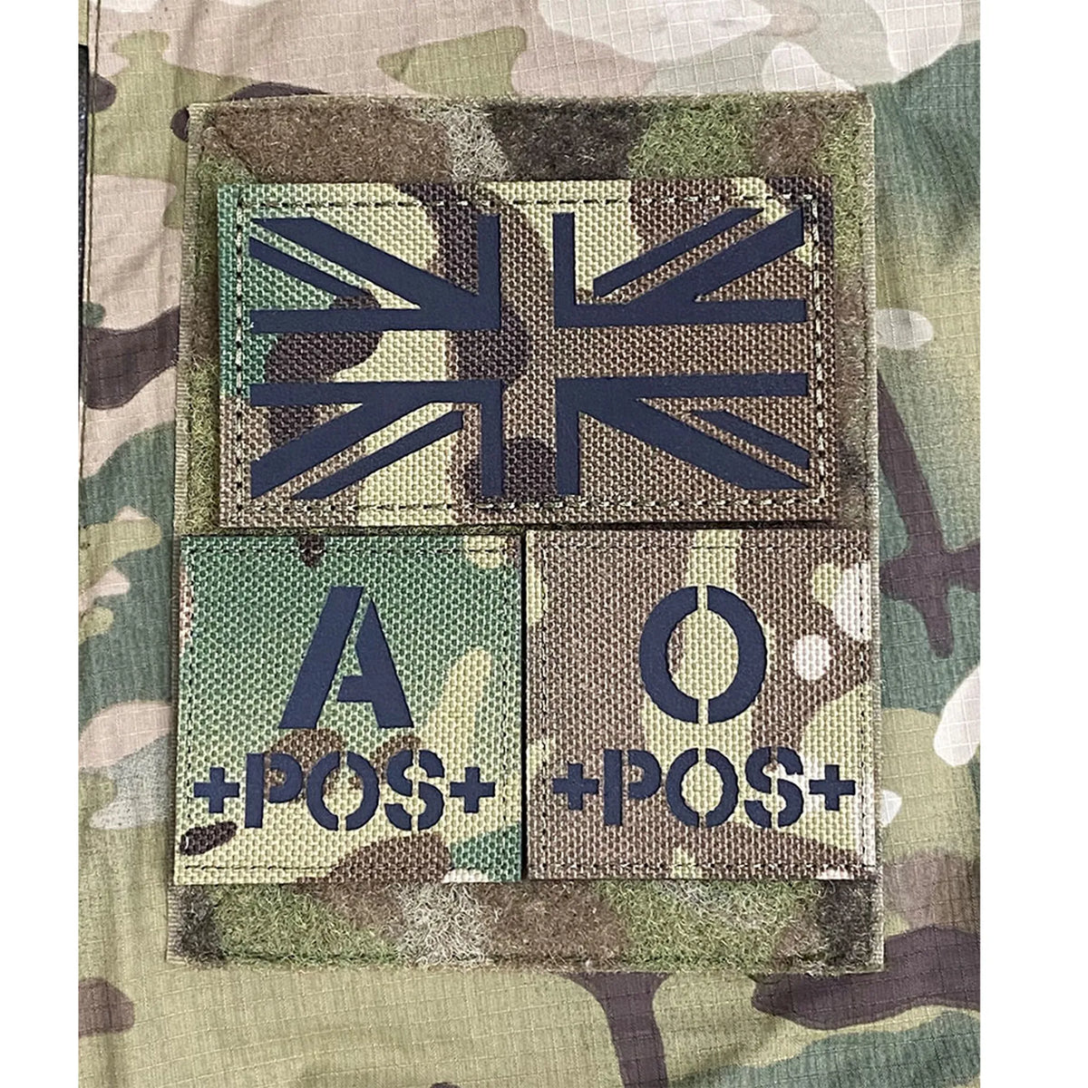 First Strike Multicamo IR Scottish Hook and Loop Flag 8x5cm