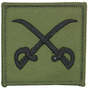 Assistant PTI Crossed Sword Olive Patch