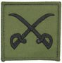 Assistant PTI Crossed Sword Olive Patch