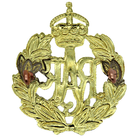 Royal Air Force RAF Kings Crown Brass Cap Badge