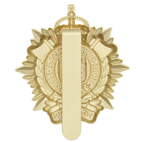RLC Kings Crown Metal Cap Badge