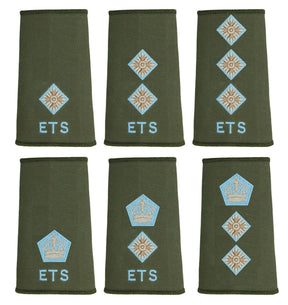 ETS Olive Officers Rank Slides