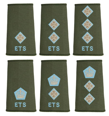 ETS Olive Officers Rank Slides