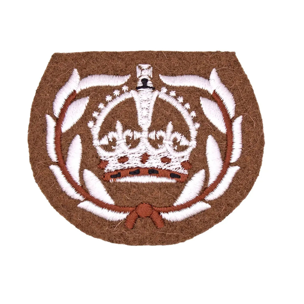 NO 2 FAD Kings Small Crown in Laurel Leaves WO2 RQMS