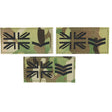 FS Multicam Infrared UK Flag and Rank Hook and Loop Patch