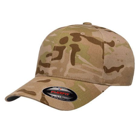 Flexfit Baseball Cap Khaki Multicam 6277MC Sm/Md Lg/Xl