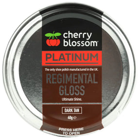 Cherry Blossom Regimental Gloss Polish Dark Tan