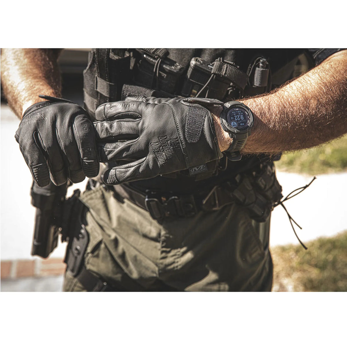 Mechanix Durahide Leather Needlestick Law Enforcement Gloves