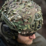 M-Tac Vilha Laser Cut FAST Helmet Cover Multicam, <span>designed specifically for all types of FAST helmets. This model is designed for camouflage on rugged terrain and protects from external contaminents .</span>