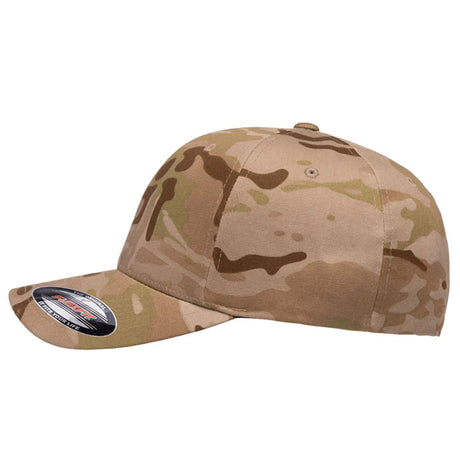 Flexfit Baseball Cap Khaki Multicam 6277MC Sm/Md Lg/Xl