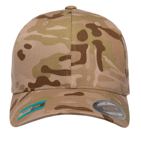 Flexfit Baseball Cap Khaki Multicam 6277MC Sm/Md Lg/Xl