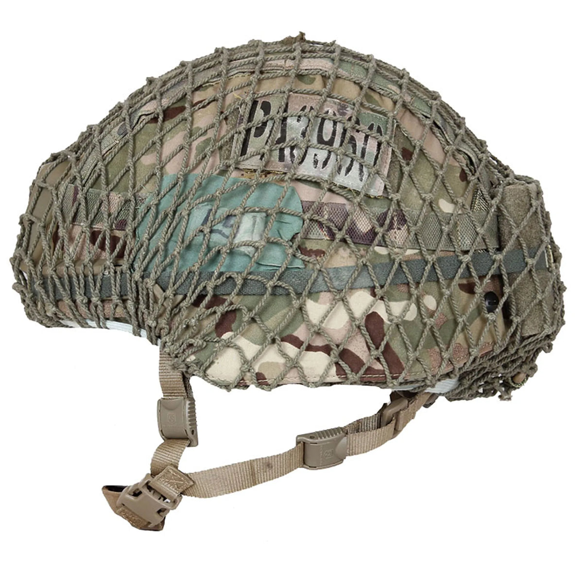 Elasticated Green Helmet Net
