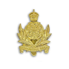 Intelligence Corp Kings Tudor Crown Cap Badge