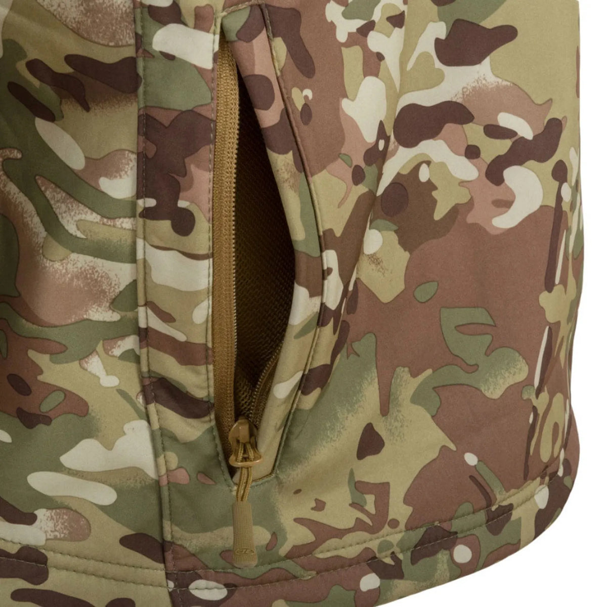 Highlander Tactical HMTC Softshell Jacket is ideal for everyday patrols, with a water repellent and breathable AB-TEX shell.