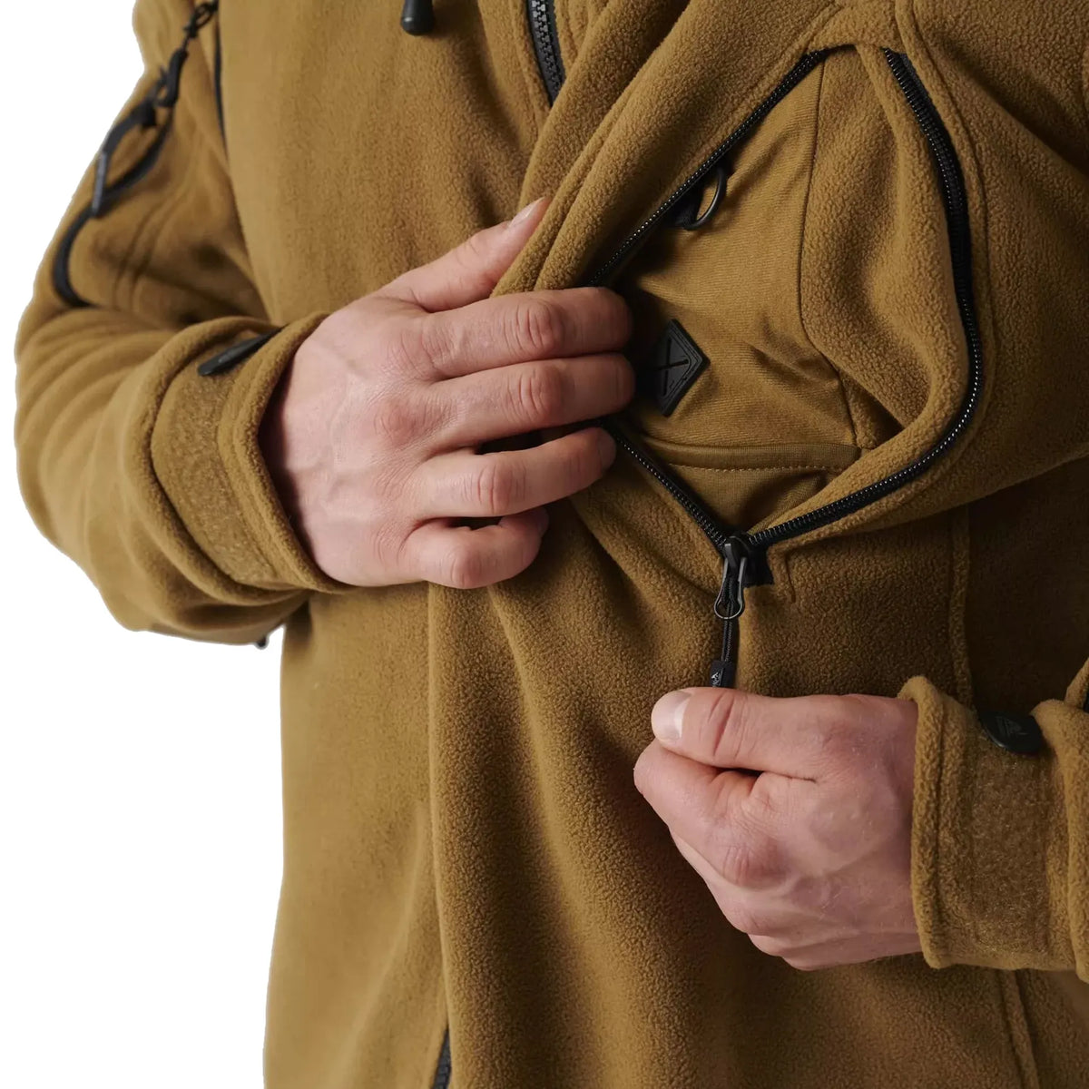 Helikon Patriot Double Fleece Jacket Black, thick, old-school fleeces