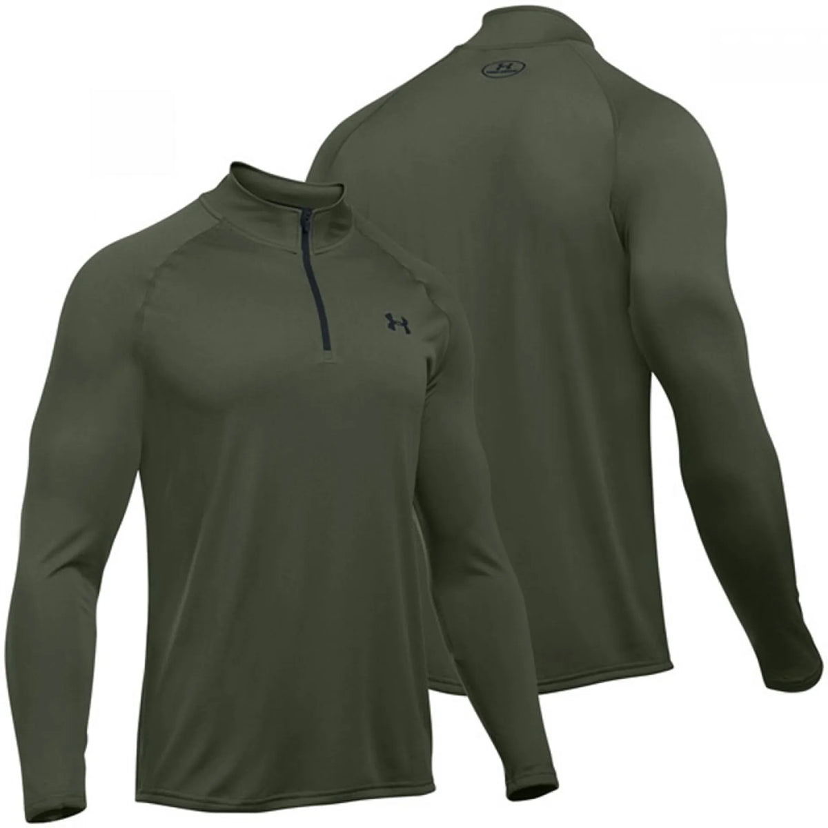 Under Armour Tech Half Zip Long Sleeve Shirt Marine OD
