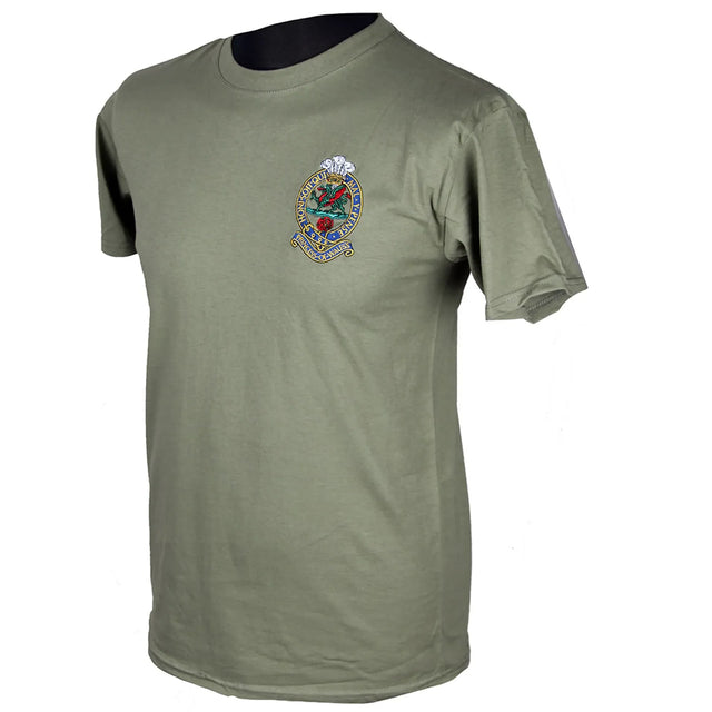 Princess of Wales Royal Regiment PWRR Olive T-Shirt