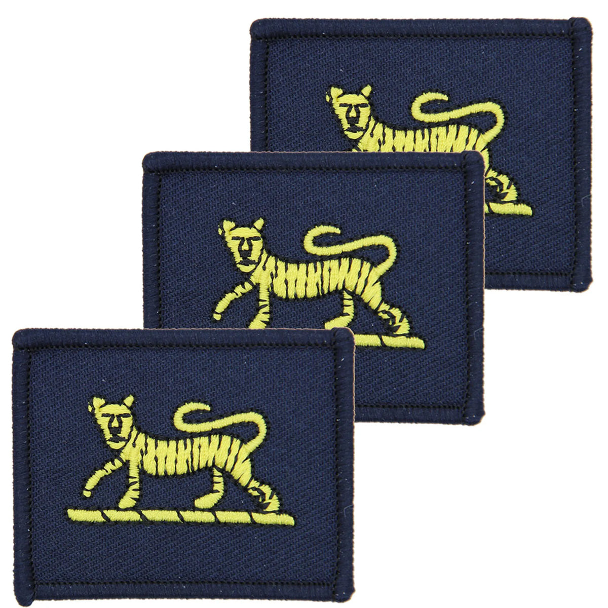 PWRR Blue Yellow Tiger Hook and Loop TRF x3 TRF Pack