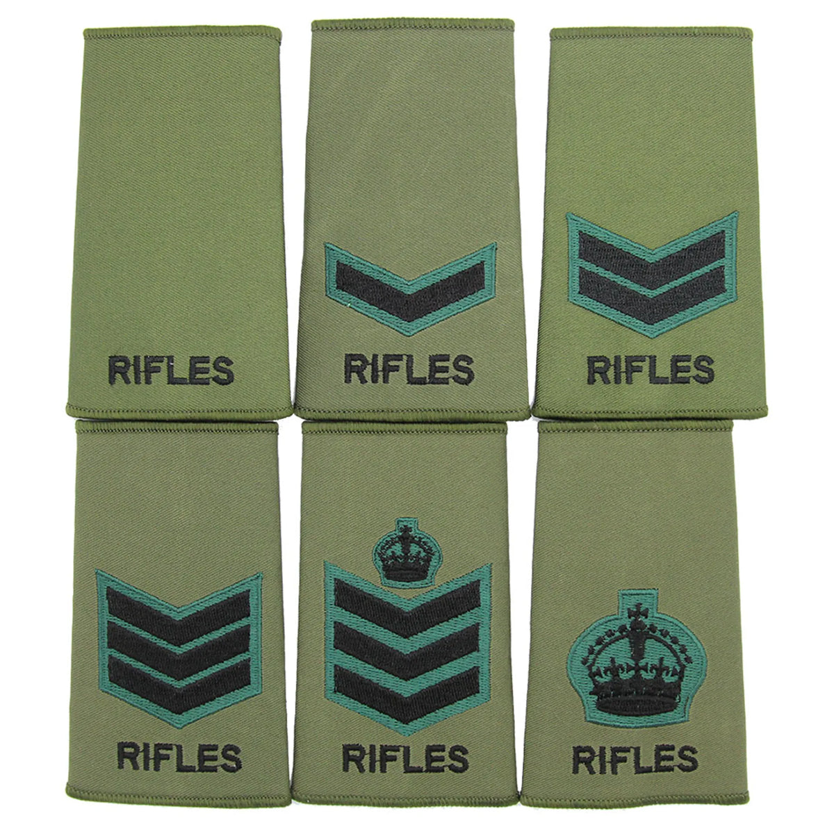 Rifles Olive Rank Slides